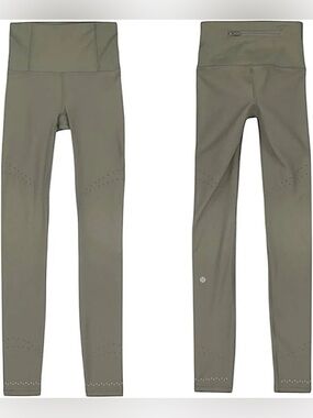 Lululemon Women's In Focus
Run Tight Sense Knit Army Green
